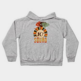 10th anniversary music squad, birthday gift vintage Kids Hoodie